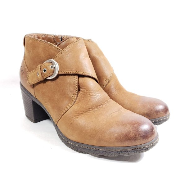 boc Shoes - Boc Women's Size 10 Brown Leather Ankle Bootie
